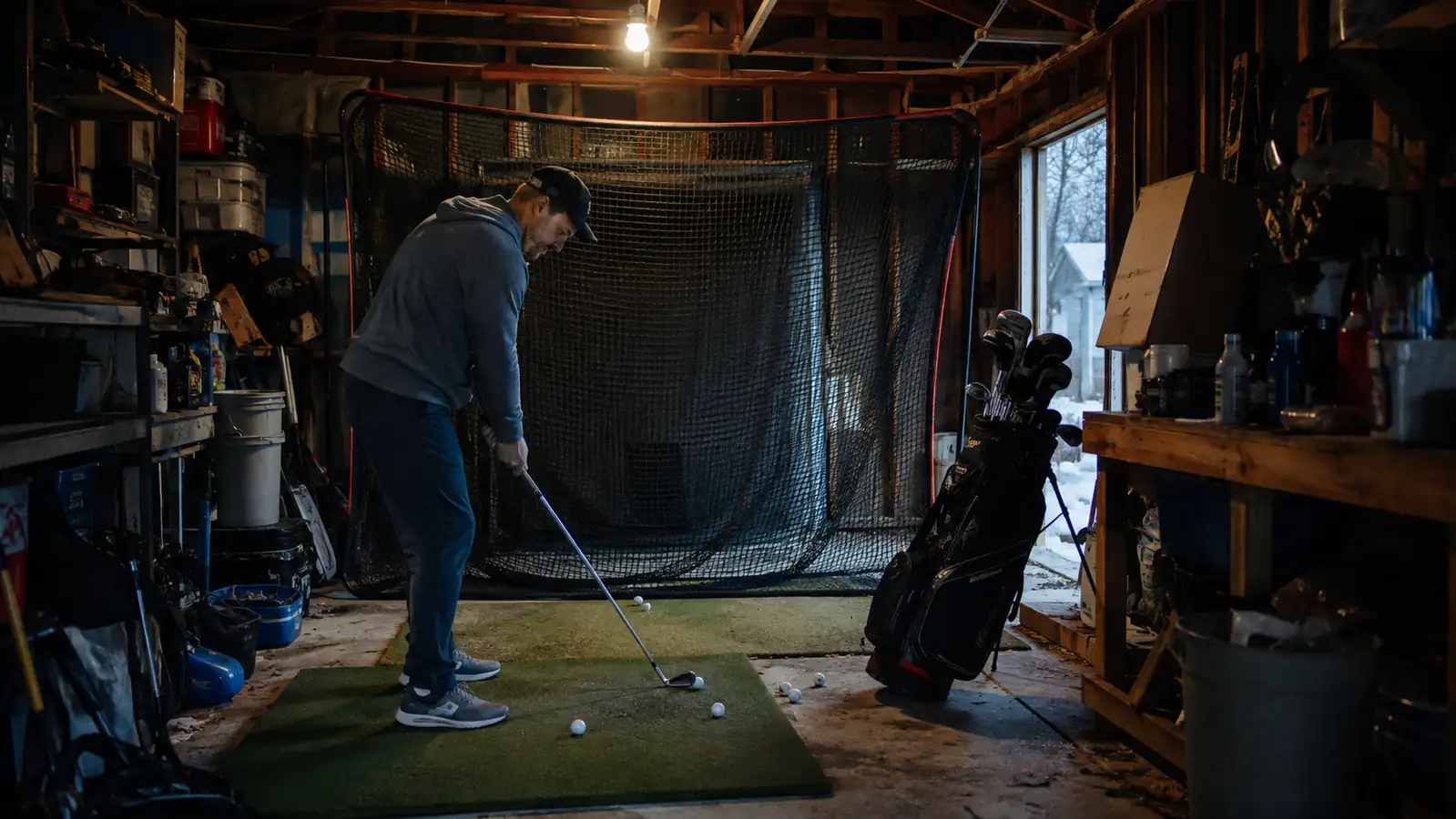 GoSports Golf Practice Net Review: One Winter of Garage Swings