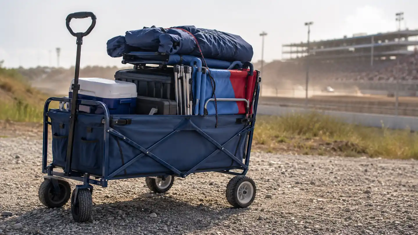 How to Pack a Folding Wagon for Race Day